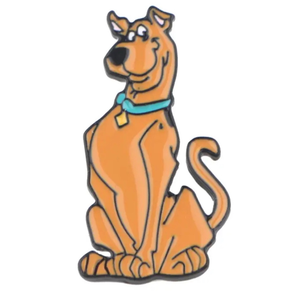 Scooby-Doo Enamel Metal Pin Cartoon Scooby Great Dane Dog Badge Dogs Mom Gift